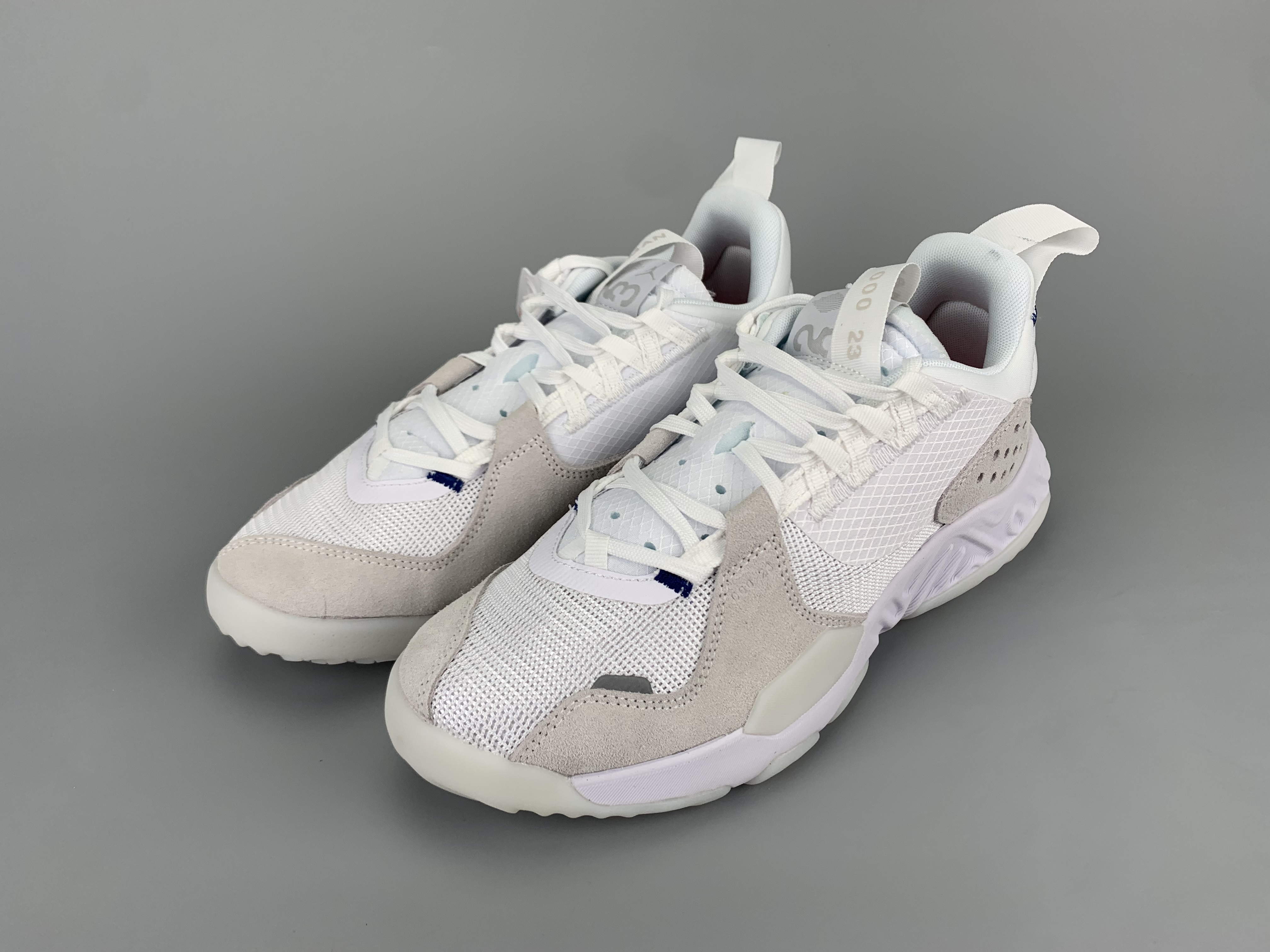 Jordan Delta SP White Grey Running Shoes - Click Image to Close